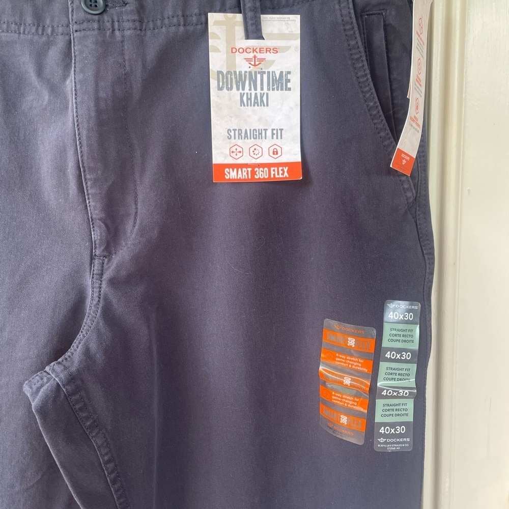 Dockers Men's Dark Blue Chinos - Picture 2 of 4